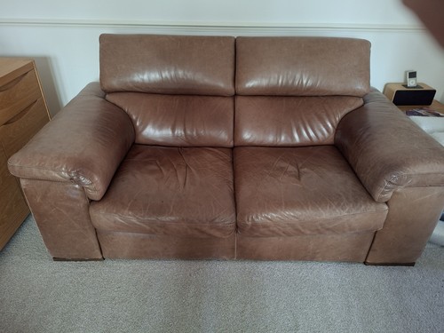 Natuzzi two seater settees - x,
