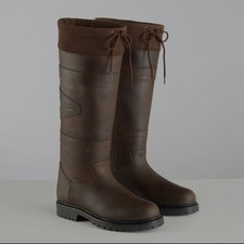 Toggi Quebec Country Boot Chocolate Brown Leather Size UK 5 EU38 Unisex
