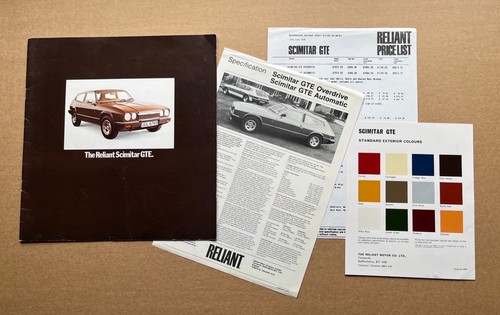 Reliant scimitar brochure - reliant,