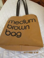 Bloomingdales Medium Brown Bag