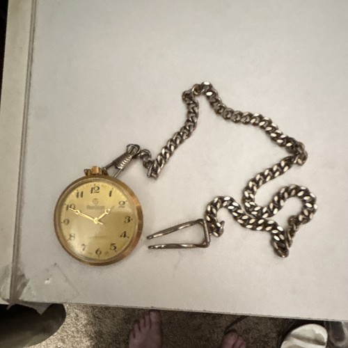 Vintage quartz pocket watch - vintage,