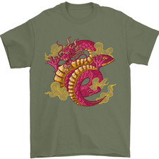 A Chinese Dragon Mens T-Shirt 100% Cotton