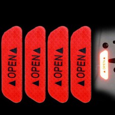 4pcs red reflective - 4pcs, open