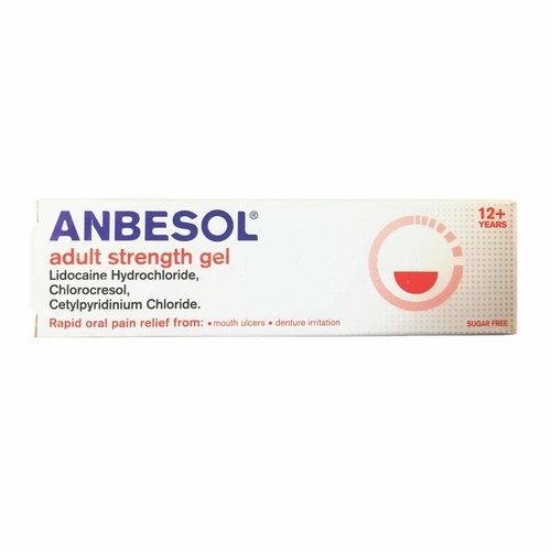 Anbesol adult strength gel - -,