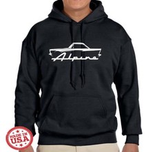 Sunbeam Alpine Hardtop Sports Car Classic Design Hoodie Sweatshirt FREE SHIP