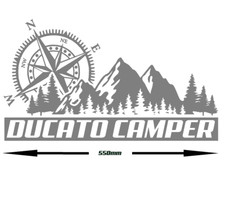 MOUNTAIN RANGE vinyl stickers graphics decals car camper van caravan DUCATO S