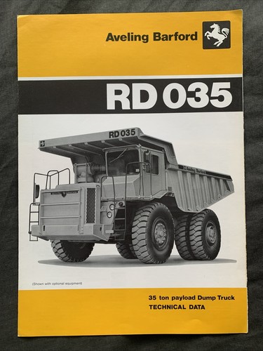 Aveling barford 035 - rd, payload
