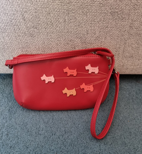 Radley small red leather - red,
