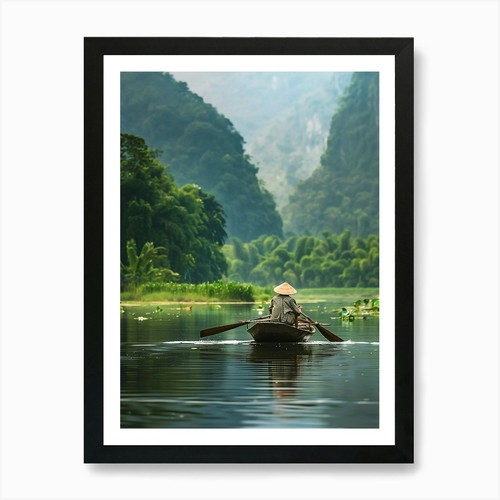 Boat lake art - on, 1