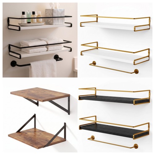 2pcs floating wall shelves - floating,