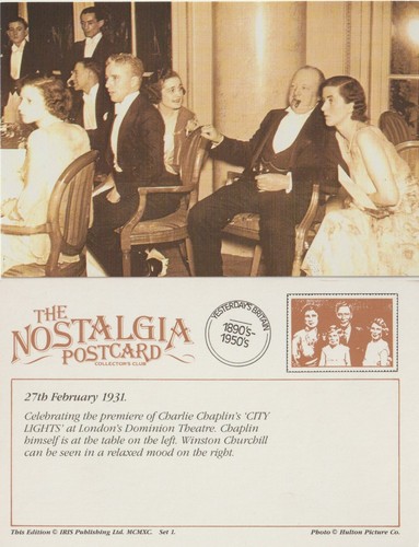 Postcard actor charlie chaplin - postcard,
