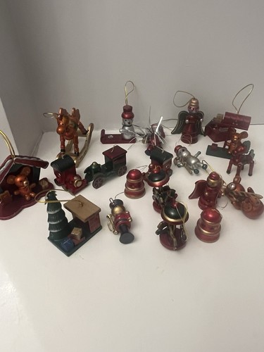 Wooden tree toy baubles - ,