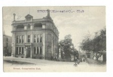 Stroud Conservative Club, Gloucestershire, Postcard.