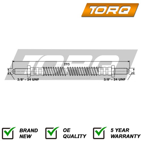 Brake hose front - hose,