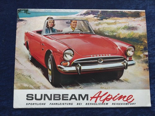 Sunbeam alpine brochure - brochure, 1965