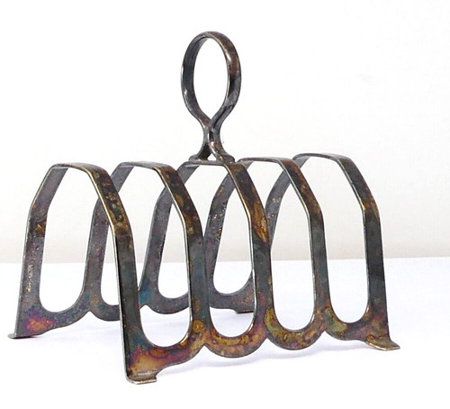 Silver plated four - four-slice, toast