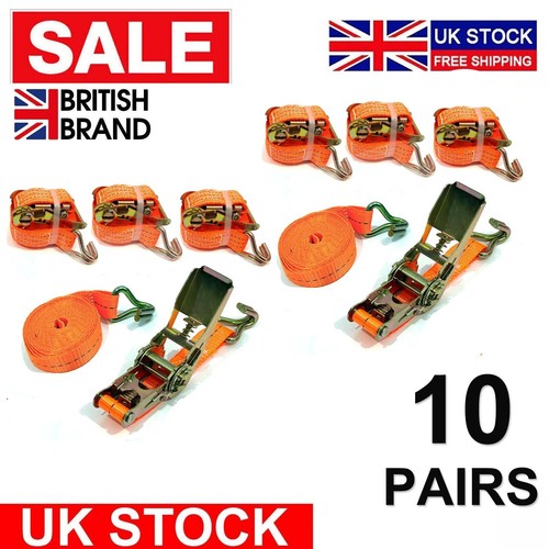 10x heavy duty ratchet straps - heavy,