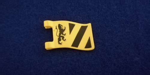 Playmobil flag yellow - playmobil, "flag"