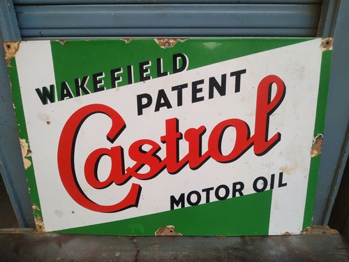 Vintage original castrol motor - vintage,