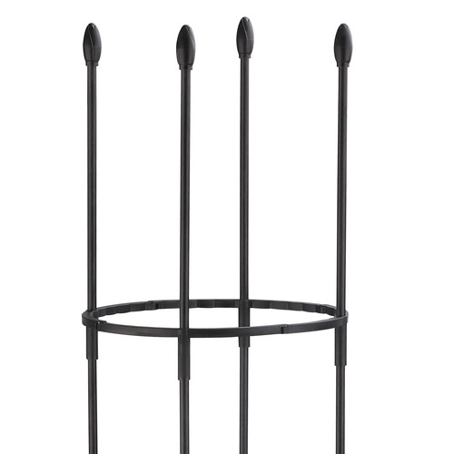 Black metal rose climbing - rose,