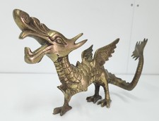 Vintage Brass Chinese Winged