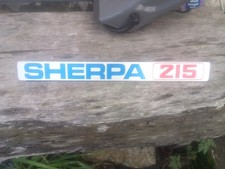 British Leyland SHERPA 215 Van/pick Up  (1975)  Metal Rear Door/panel Badge