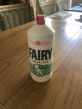 Fairy Liquid Bottle Vintage Retro Design, 1980s Empty TV/Film Prop, 500ml