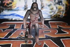 CHEWBACCA  POTF  WITH  BOWCASTER    3.75 INCH STAR WARS FIGURE REF D7720