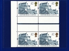 1997 SG1994 £2 Edinburgh Castle Enschede UK19 Block (4) MNH UMM Cat £56 pfsw
