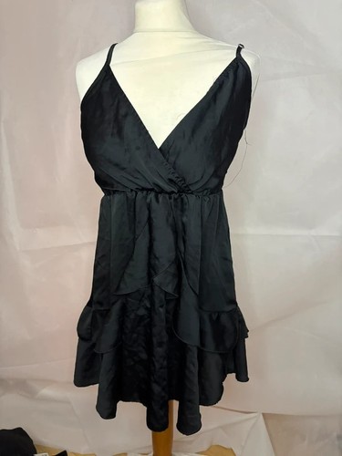 Vintage black satin - vintage,