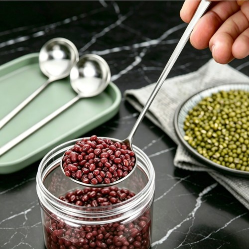 Long handle spoon stainless - handle,