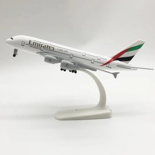 EMIRATES A380 20CM AIRBUS WHEELS METAL AIRCRAFT DIECAST PLANE MODEL GIFT 1:400