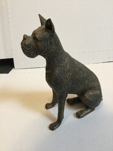 Cast iron dog boxer - iron,
