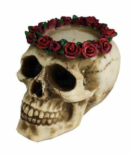Light holder skull head - holder,