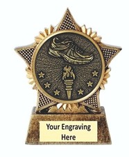 Running Trophy Star Award 90mm