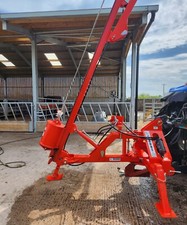 Browns giraffe post knocker 3 point linkage. Manual swive