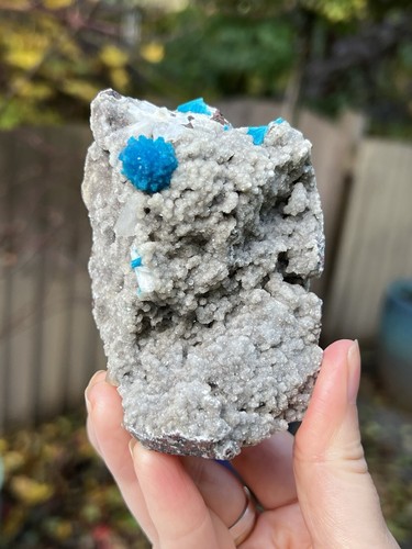 Cavansite flower heulandite - on,