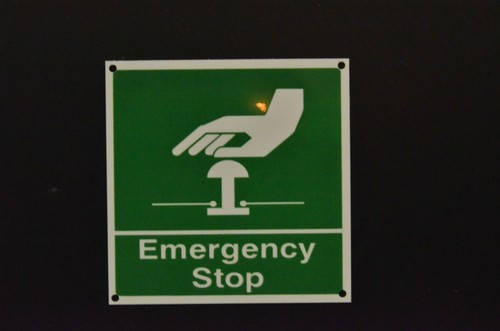 Emergency stop sign - emergency,