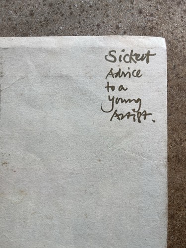 Sicker advice young - advice, a