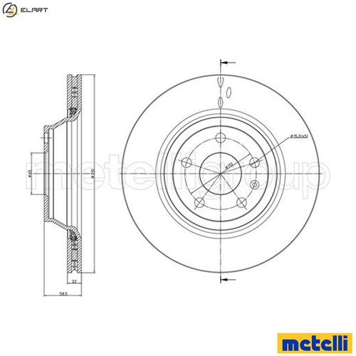 Brake disc 0941c - disc, 23-0941c