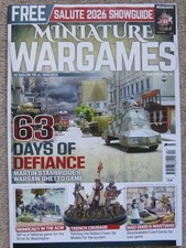 Miniature Wargames April 2026