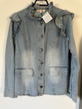 BNWT Maxik Frill Denim blazer