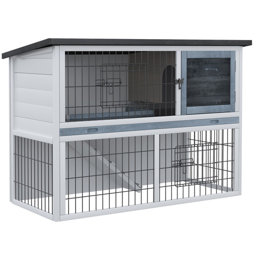 Rabbit hutch and run - rabbit,