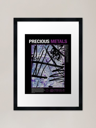 Precious metals poster - metals,