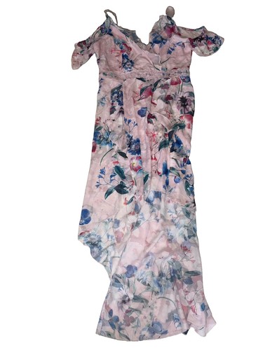 Lipsy pink floral dress never