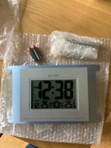 Rhythm digital clock - rhythm,