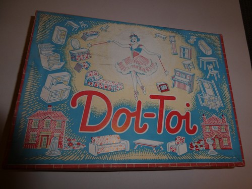 Vintage boxed dolls house dol - house,