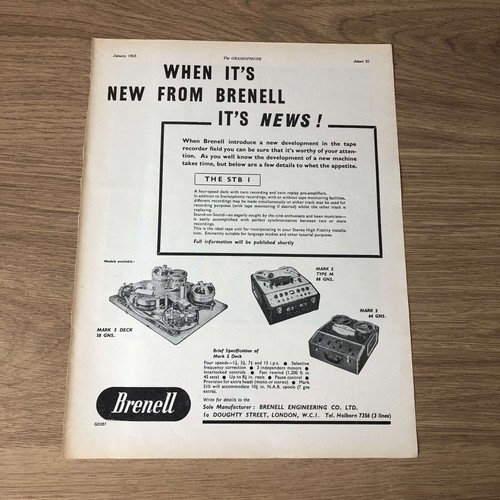 Gram181 magazine advert - magazine,