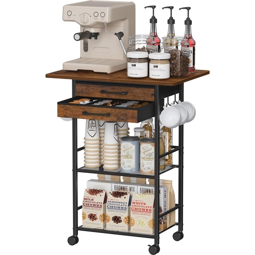 Tier rolling coffee - 5, cart