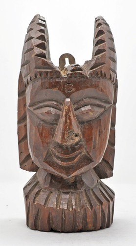 Antique wooden tribal figure - wooden,